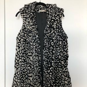 Alice and Olivia Faux Fur Vest
